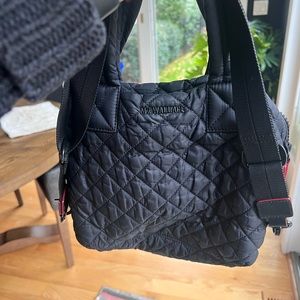 MZ Wallace Black Small Sutton Deluxe Tote